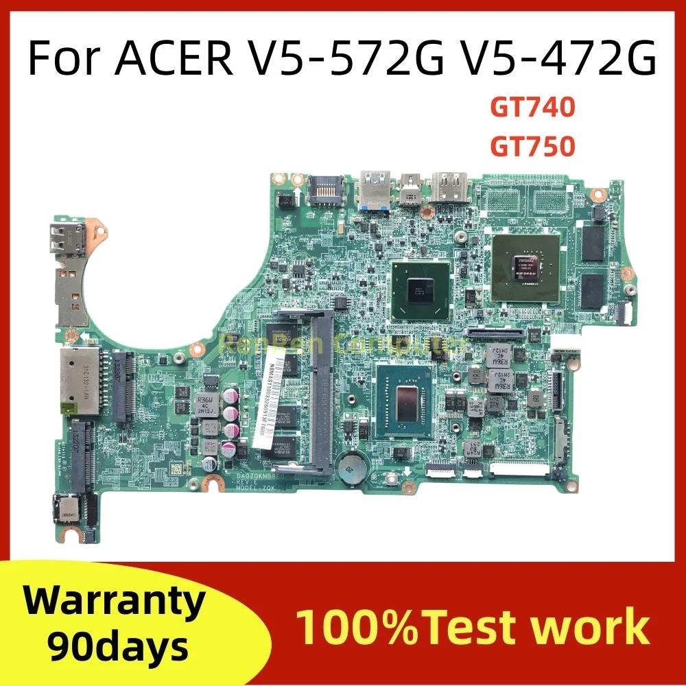 ACER aspire V5-472G V5-572 V5-572G V7-481 V7-581 Ʈ  DA0ZQKMB8E0 NBMA311003 I5-3337U CPU GT740M 750 GPU